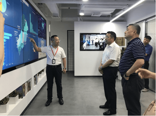 时任人社部市场司司长孙建立莅临考察